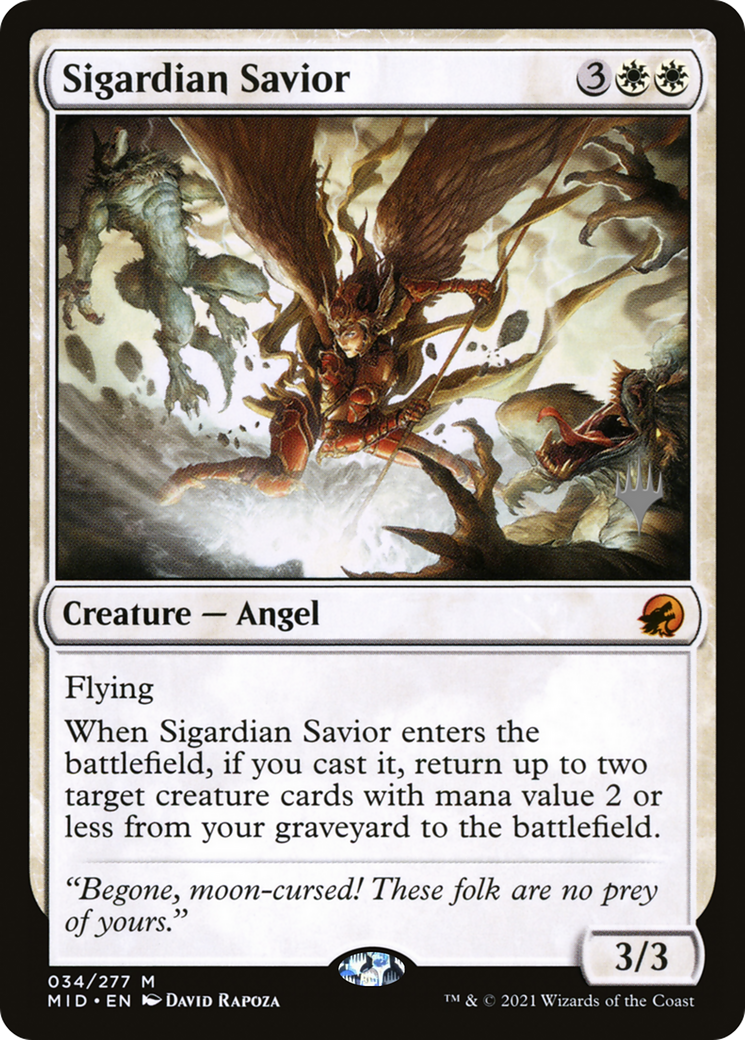 Image of Sigardian Savior (Promo Pack) [Innistrad: Midnight Hunt Promos]