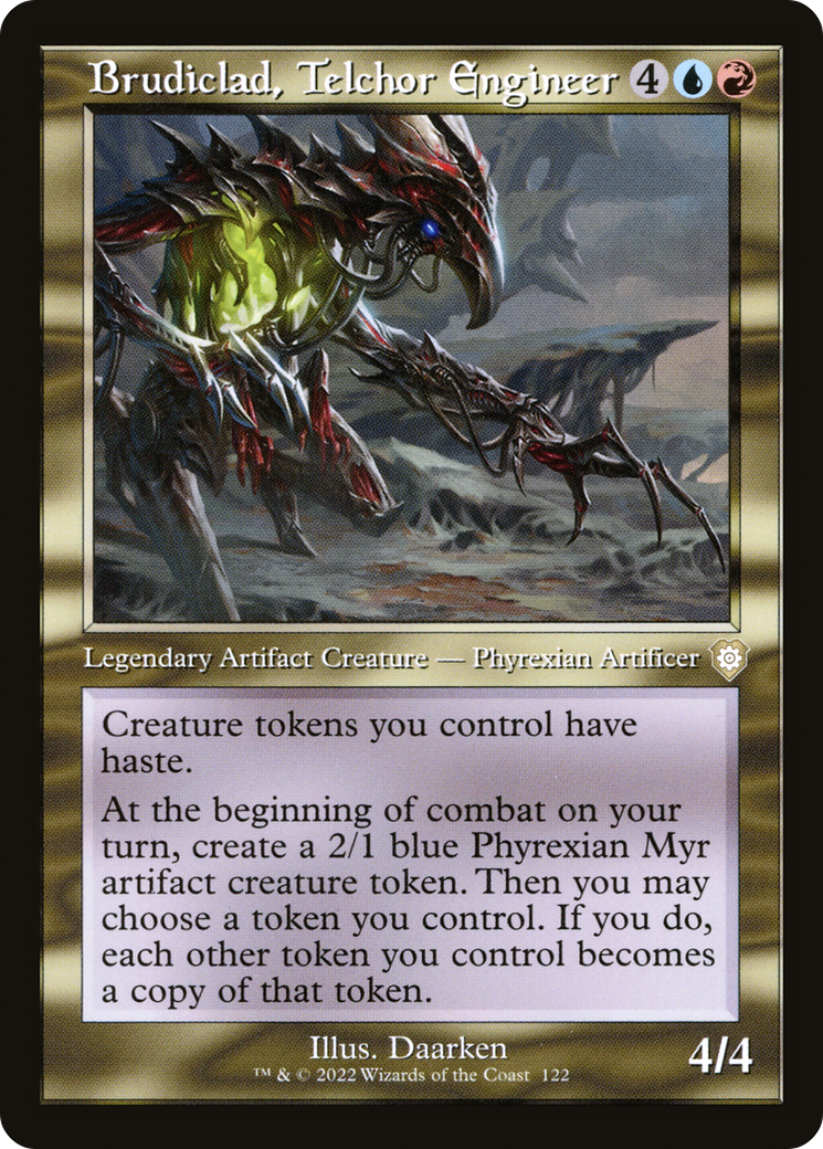 Image of Brudiclad, Telchor Engineer (Retro) [The Brothers' War Commander]