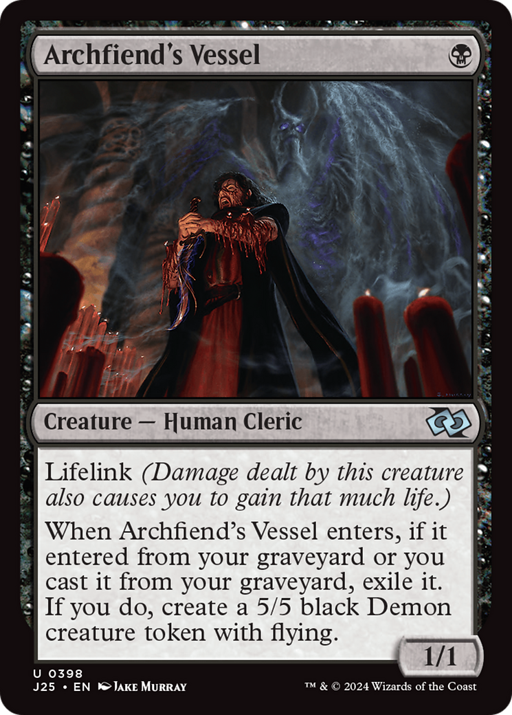 Image of Archfiend's Vessel [Foundations Jumpstart]