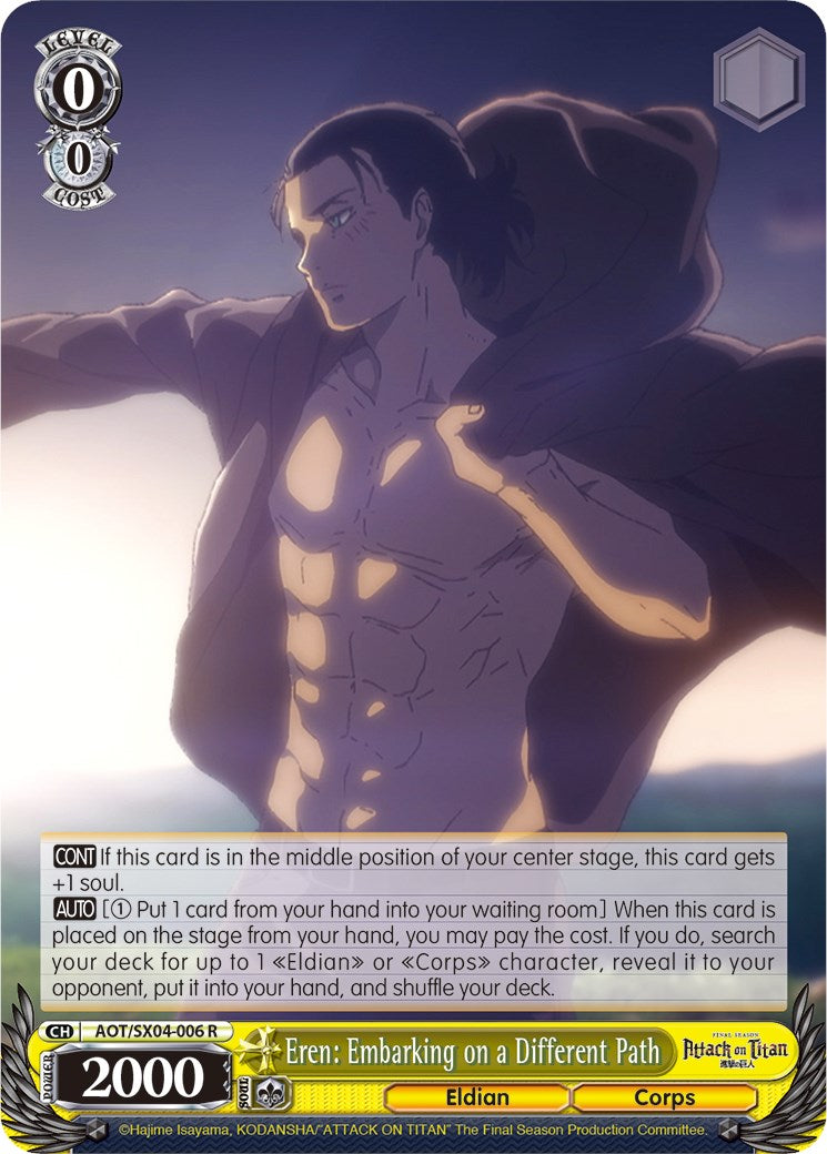 Image of Eren: Embarking on a Different Path [Attack On Titan: Final Season]