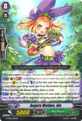 Image of Augury Maiden, Ida (G-TD12/013EN) [Flower Princess of Abundant Blooming]