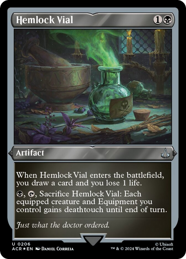 Image of Hemlock Vial (Foil Etched) [Assassin's Creed]