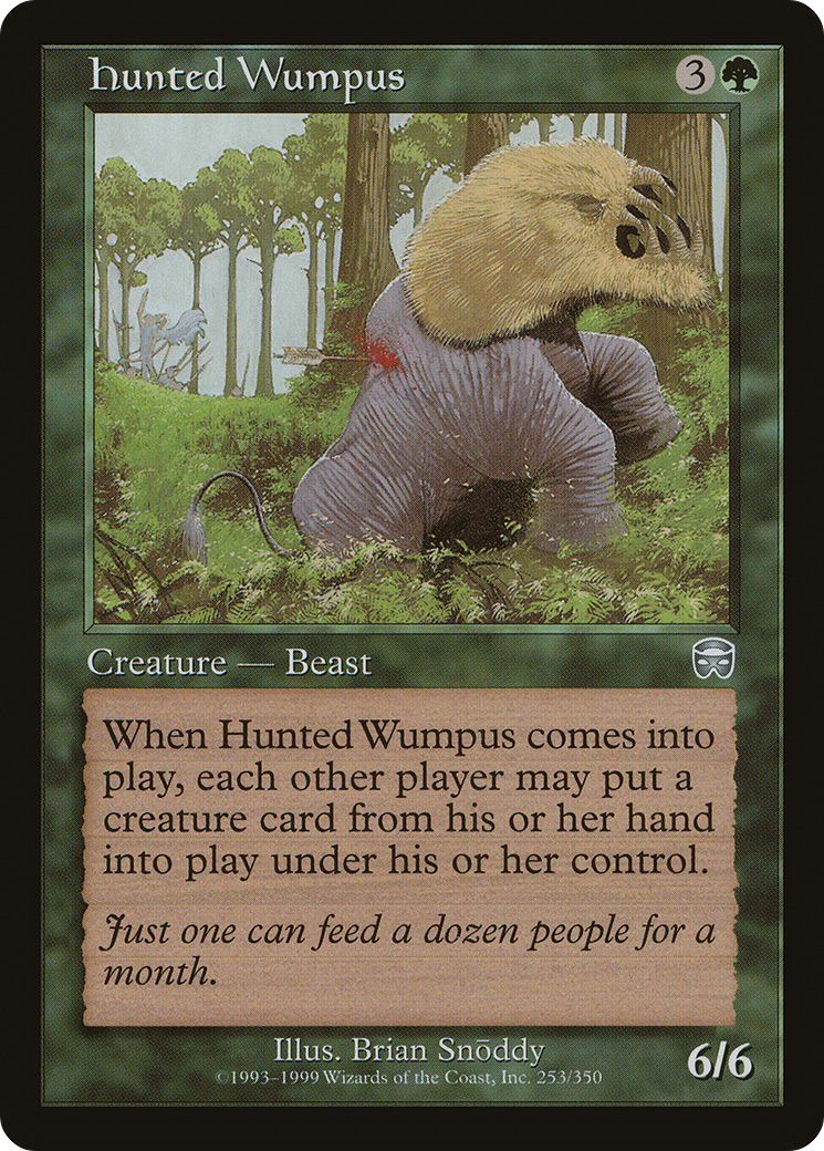 Image of Hunted Wumpus [Mercadian Masques]