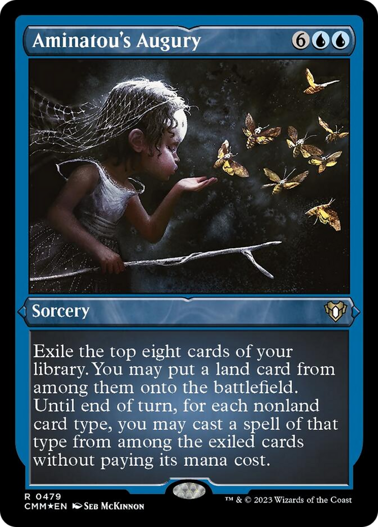 Image of Aminatou's Augury (Foil Etched) [Commander Masters]