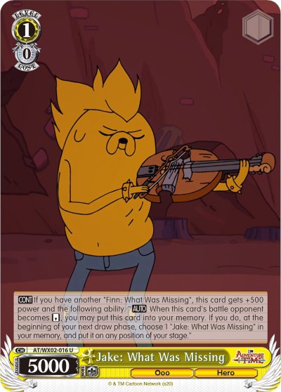 Image of Jake: What Was Missing (AT/WX02-016 U) [Adventure Time]