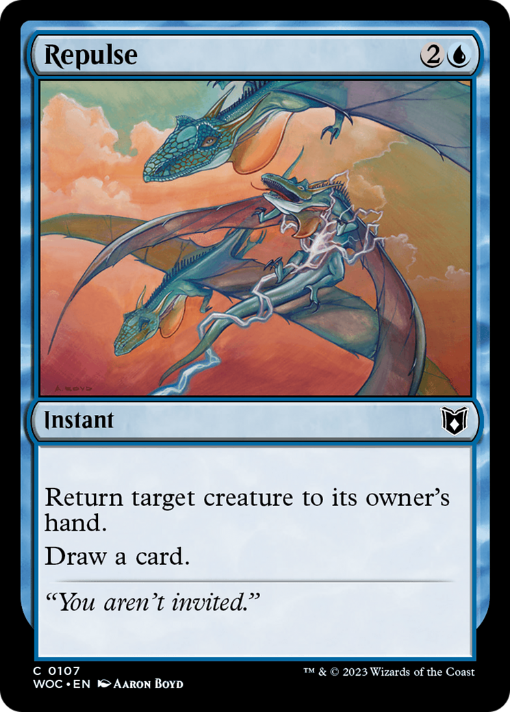 Image of Repulse [Wilds of Eldraine Commander]