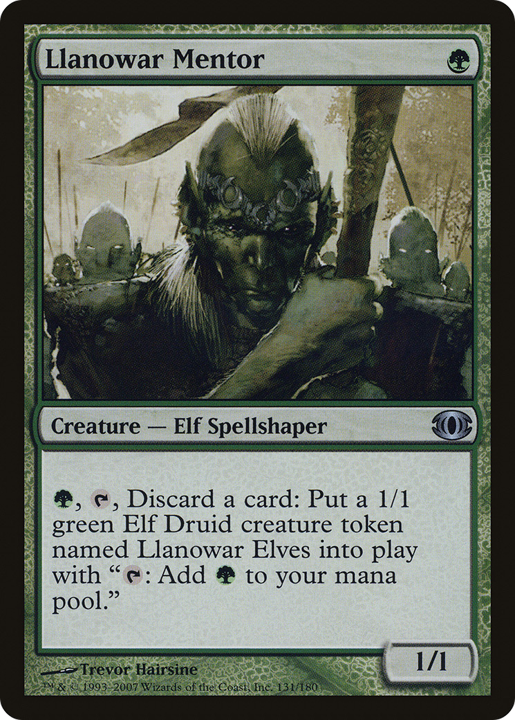 Image of Llanowar Mentor [Future Sight]