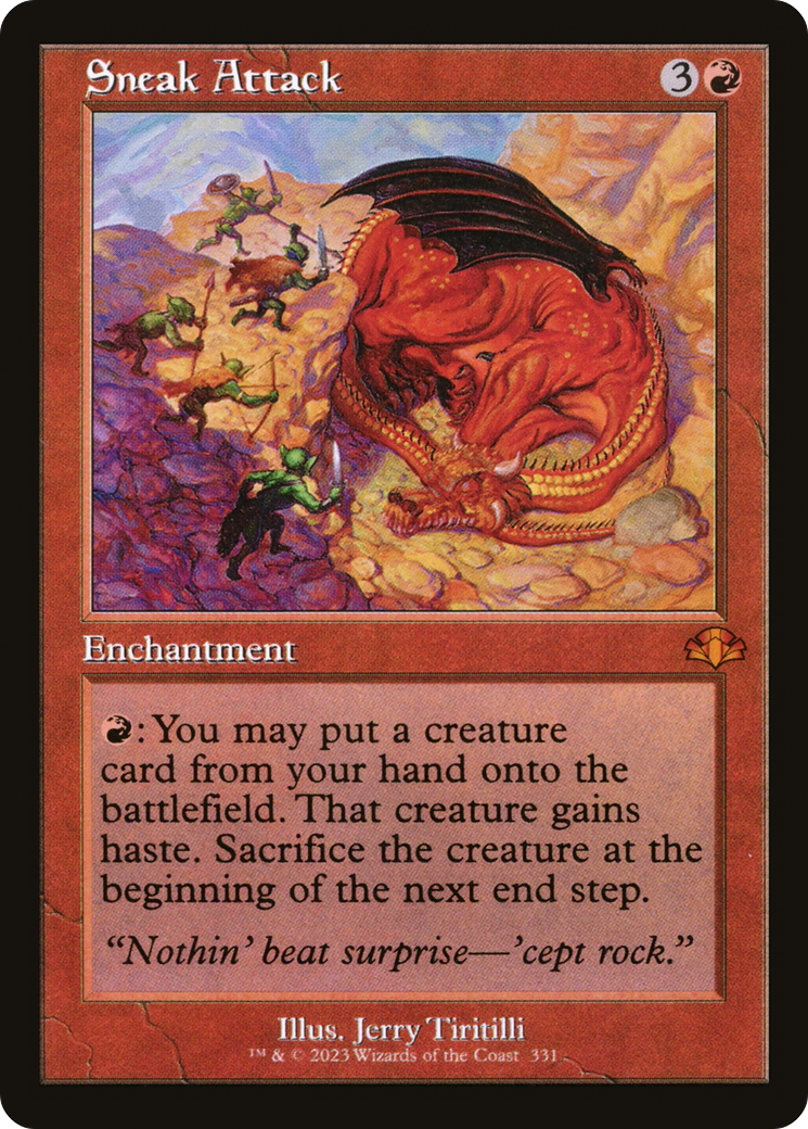 Image of Sneak Attack (Retro) [Dominaria Remastered]
