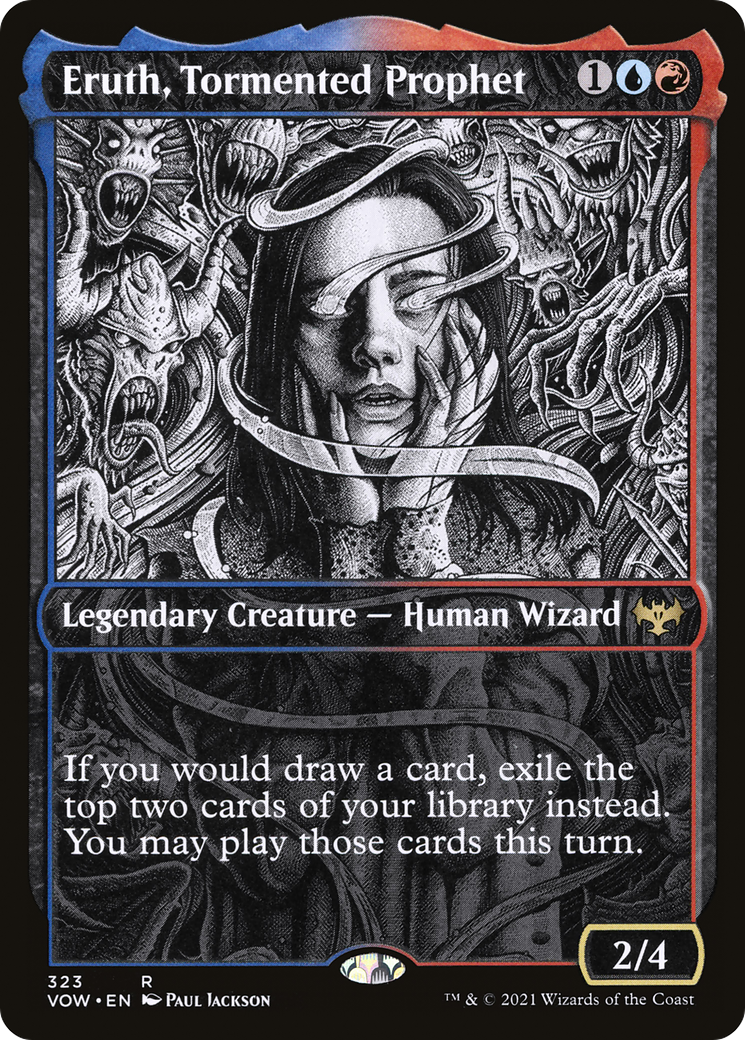 Image of Eruth, Tormented Prophet (Showcase Eternal Night) [Innistrad: Crimson Vow]