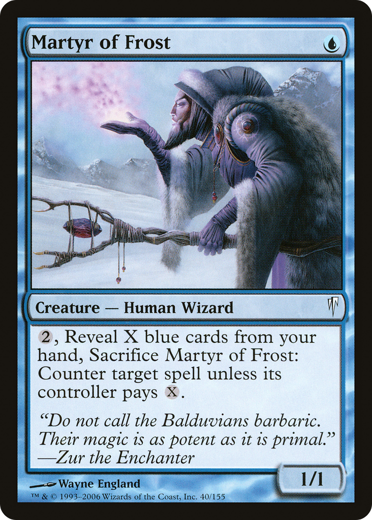 Image of Martyr of Frost [Coldsnap]