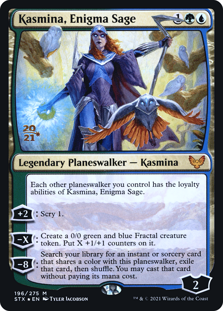 Image of Kasmina, Enigma Sage [Strixhaven: School of Mages Prerelease Promos]