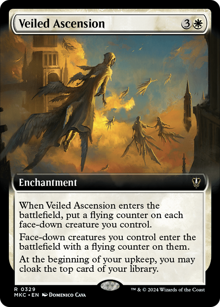 Image of Veiled Ascension (Extended Art) [Murders at Karlov Manor Commander]