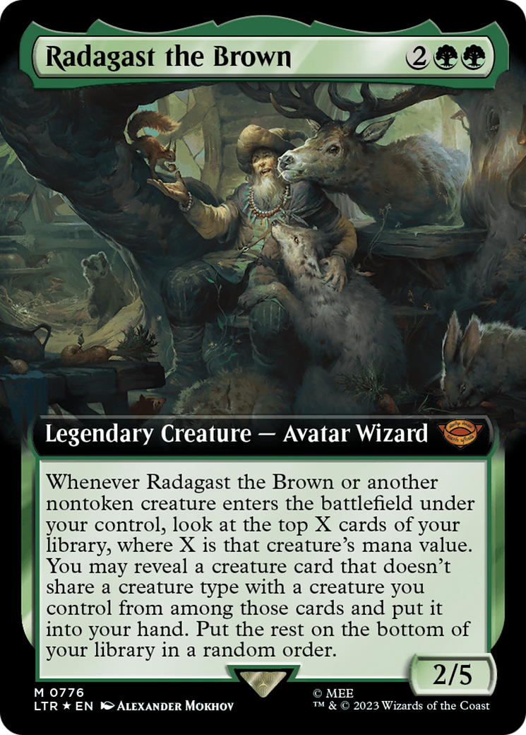 Image of Radagast the Brown (Extended Art) (Surge Foil) [The Lord of the Rings: Tales of Middle-Earth]