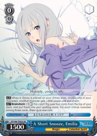 Image of A Short Snooze, Emilia (RZ/S46-TE42S SR) [Re:ZERO]