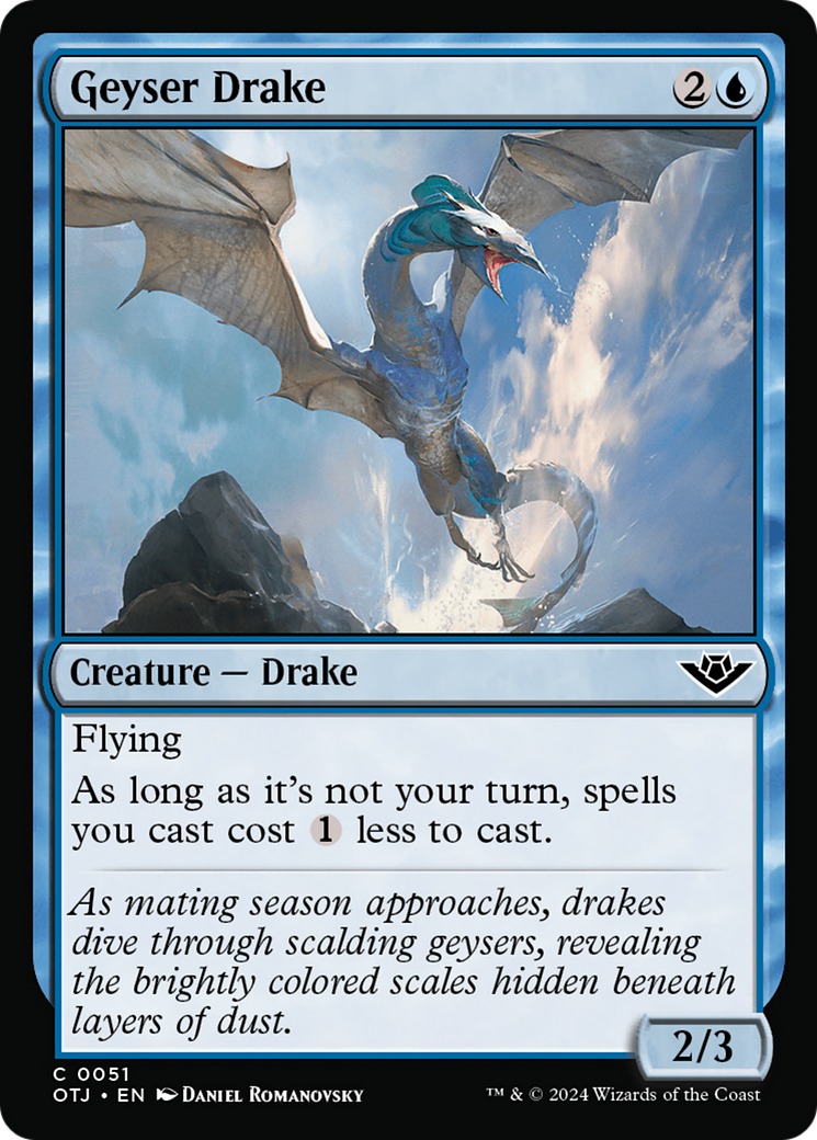 Image of Geyser Drake [Outlaws of Thunder Junction]