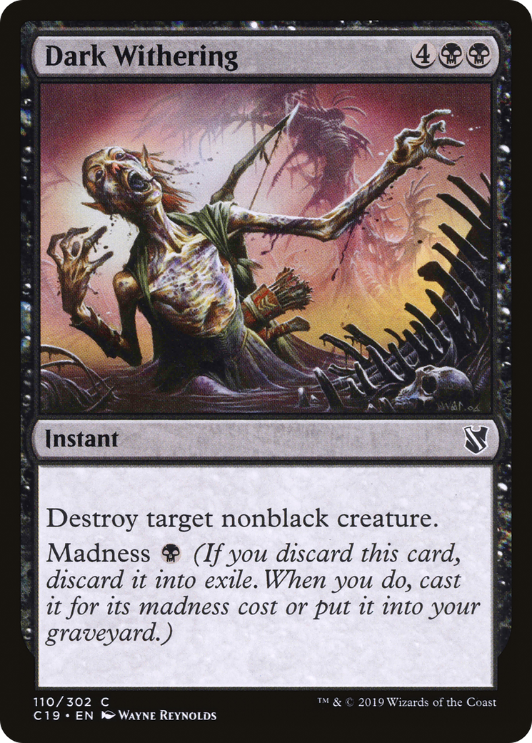 Image of Dark Withering [Commander 2019]