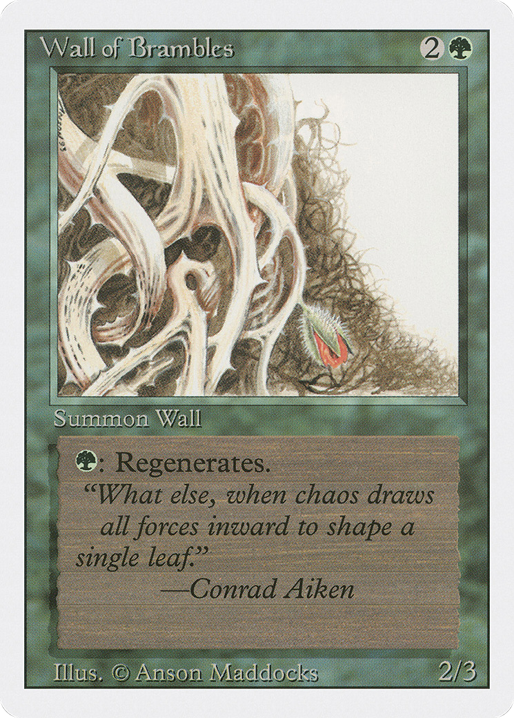 Image of Wall of Brambles [Revised Edition]