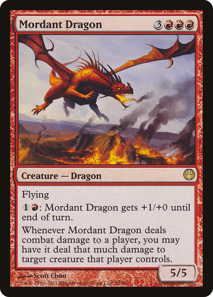 Image of Mordant Dragon [Duel Decks: Knights vs. Dragons]
