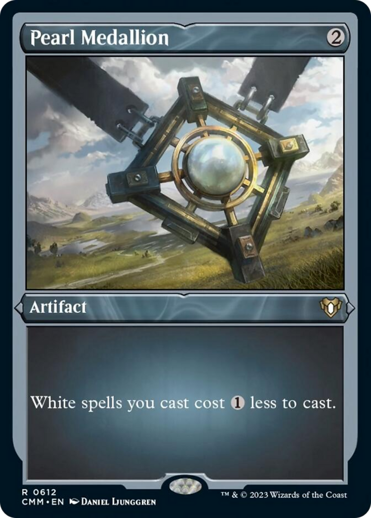 Image of Pearl Medallion (Foil Etched) [Commander Masters]