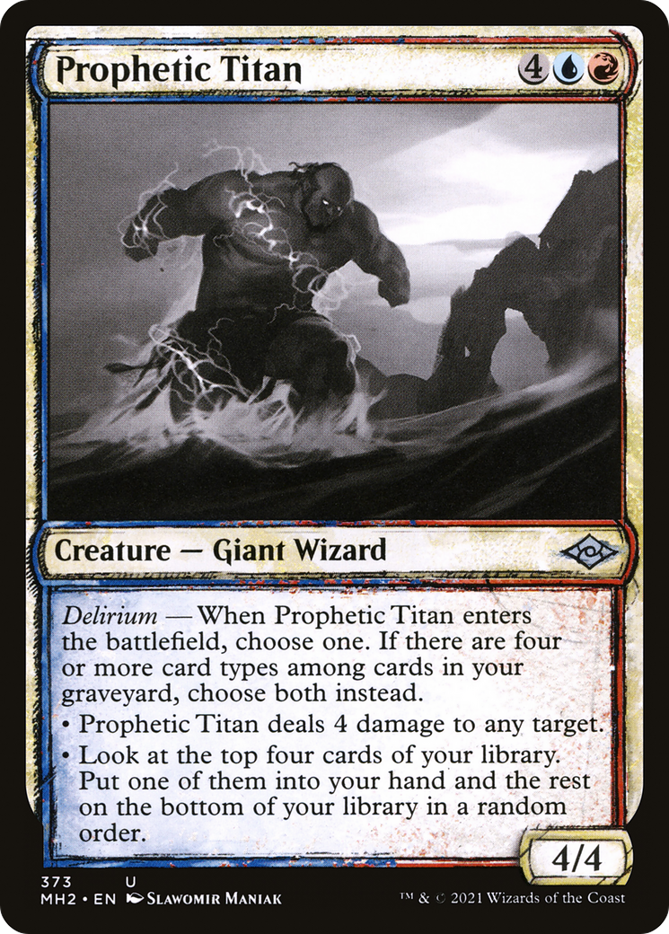 Image of Prophetic Titan (Sketch) [Modern Horizons 2]