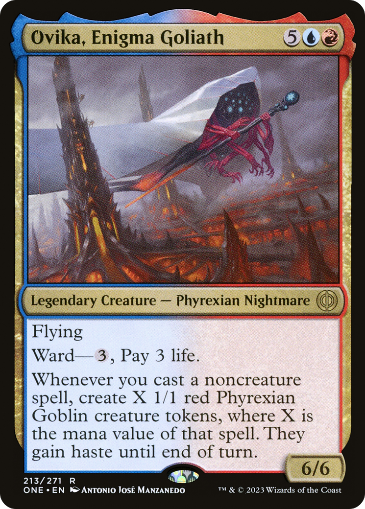 Image of Ovika, Enigma Goliath [Phyrexia: All Will Be One]