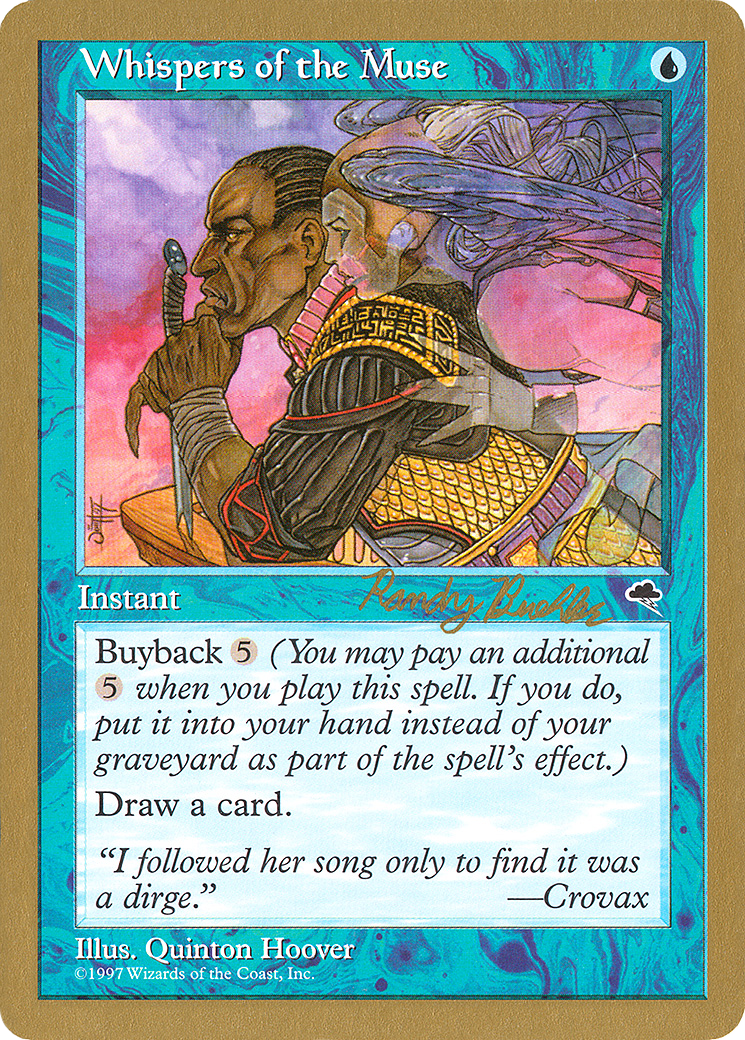 Image of Whispers of the Muse (Randy Buehler) [World Championship Decks 1998]
