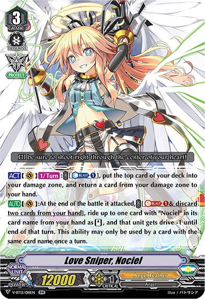 Image of Love Sniper, Nociel (V-BT12/018EN) [Divine Lightning Radiance]