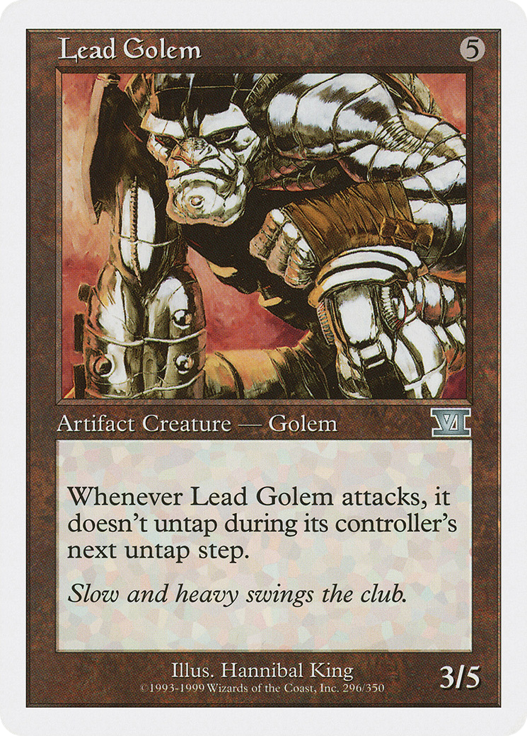 Image of Lead Golem [Classic Sixth Edition]