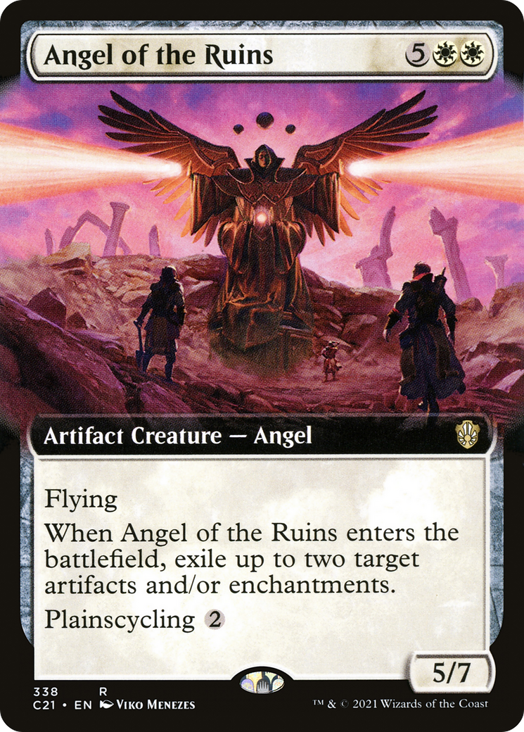 Image of Angel of the Ruins (Extended Art) [Commander 2021]