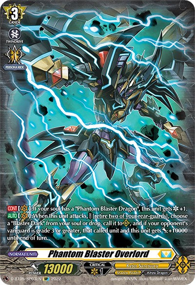 Image of Phantom Blaster Overlord (D-BT05/SP03EN) [Triumphant Return of the Brave Heroes]