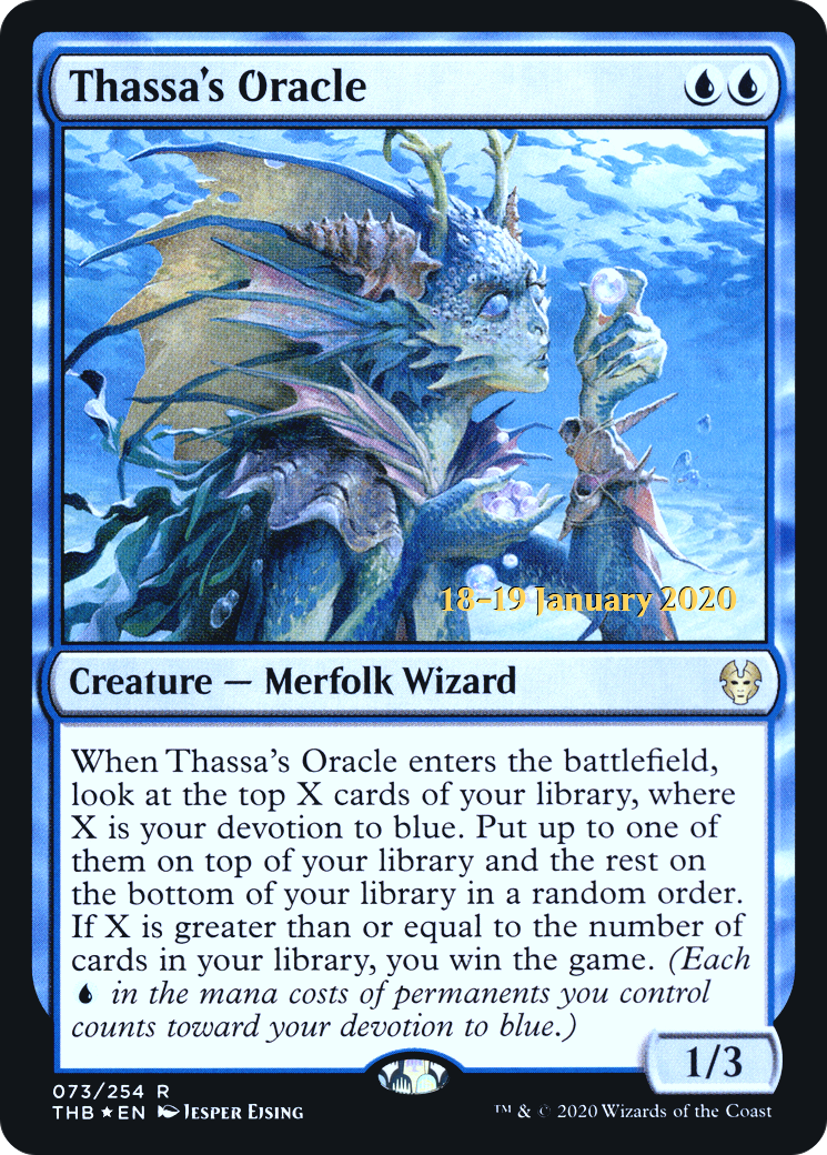 Image of Thassa's Oracle [Theros Beyond Death Prerelease Promos]