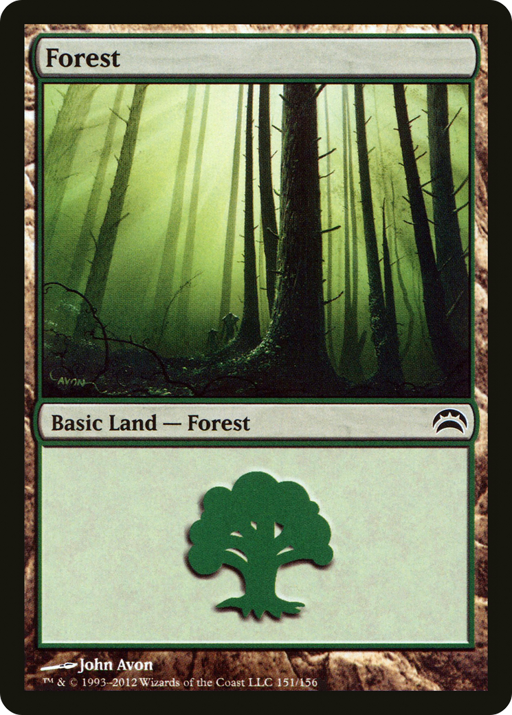 Image of Forest (151) (PC2-151) - Planechase 2012 Foil