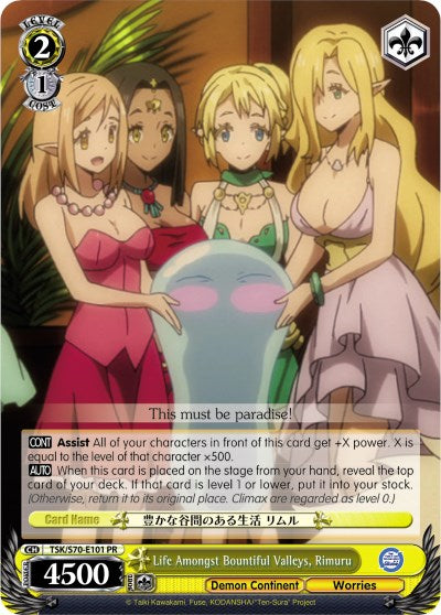 Image of Life Amongst Bountiful Valleys, Rimuru (TSK/S70-E101 PR) [That Time I Got Reincarnated as a Slime]