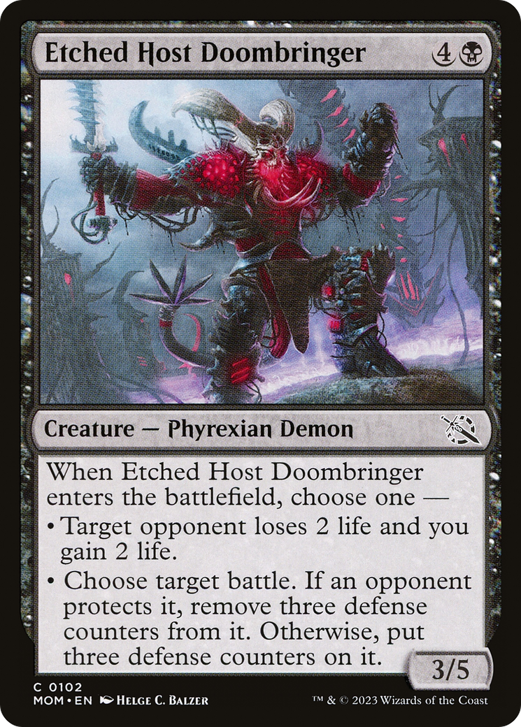 Image of Etched Host Doombringer [March of the Machine]