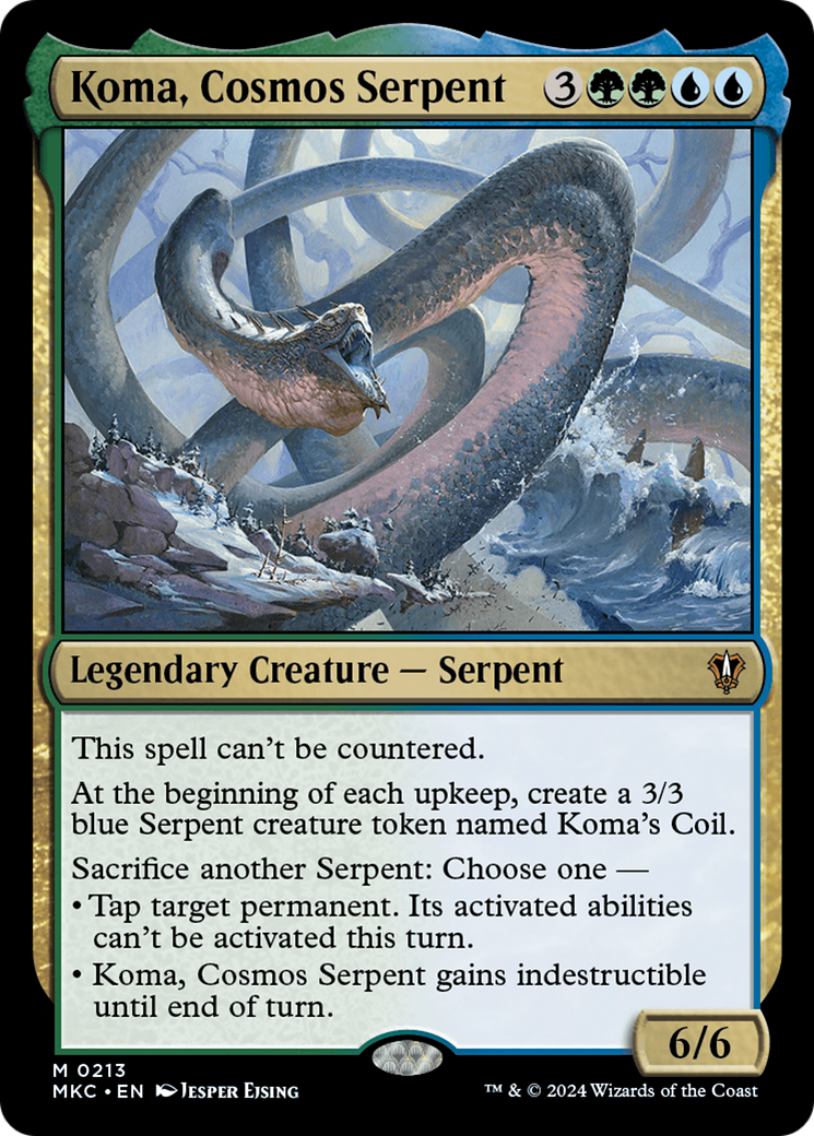 Image of Koma, Cosmos Serpent [Murders at Karlov Manor Commander]