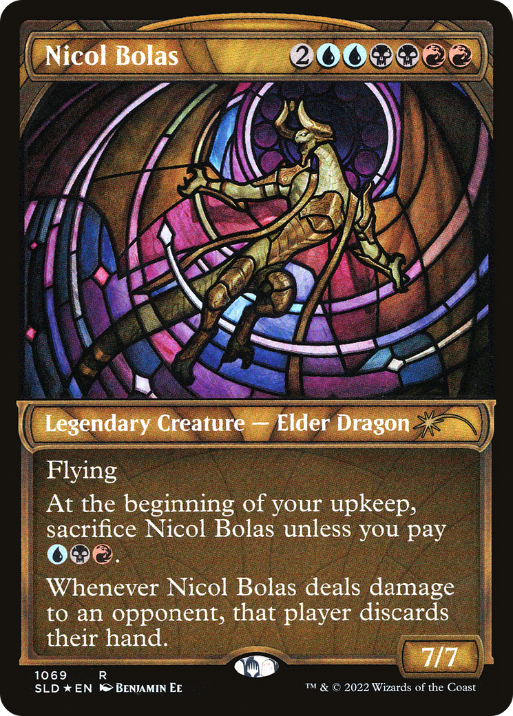 Image of Nicol Bolas (Showcase Textured) [Secret Lair Drop Series]