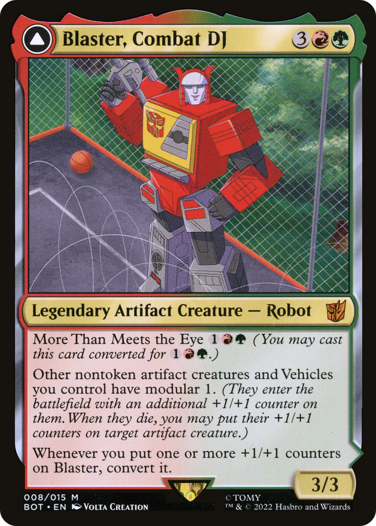 Image of Blaster, Combat DJ // Blaster, Morale Booster [Transformers]