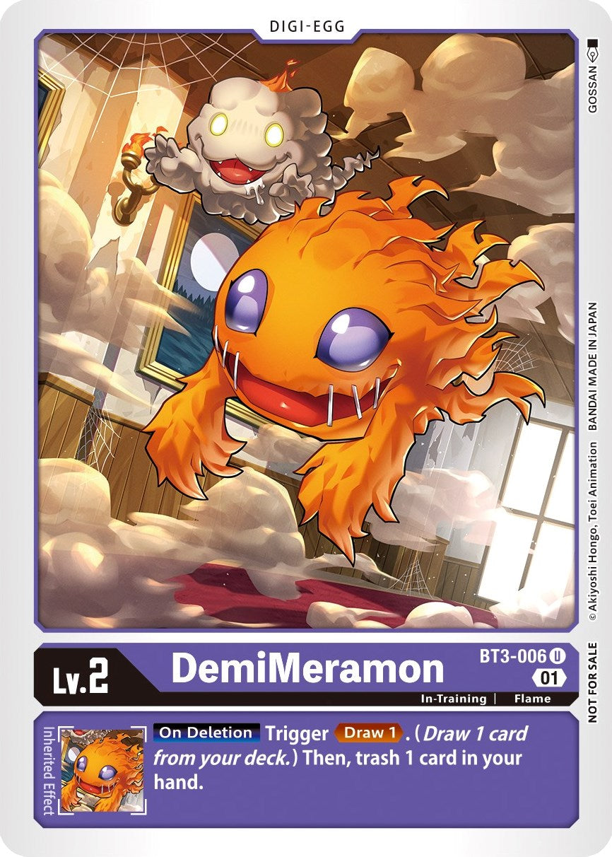 Image of DemiMeramon [BT3-006] (Winner Pack New Awakening) [Release Special Booster Promos]