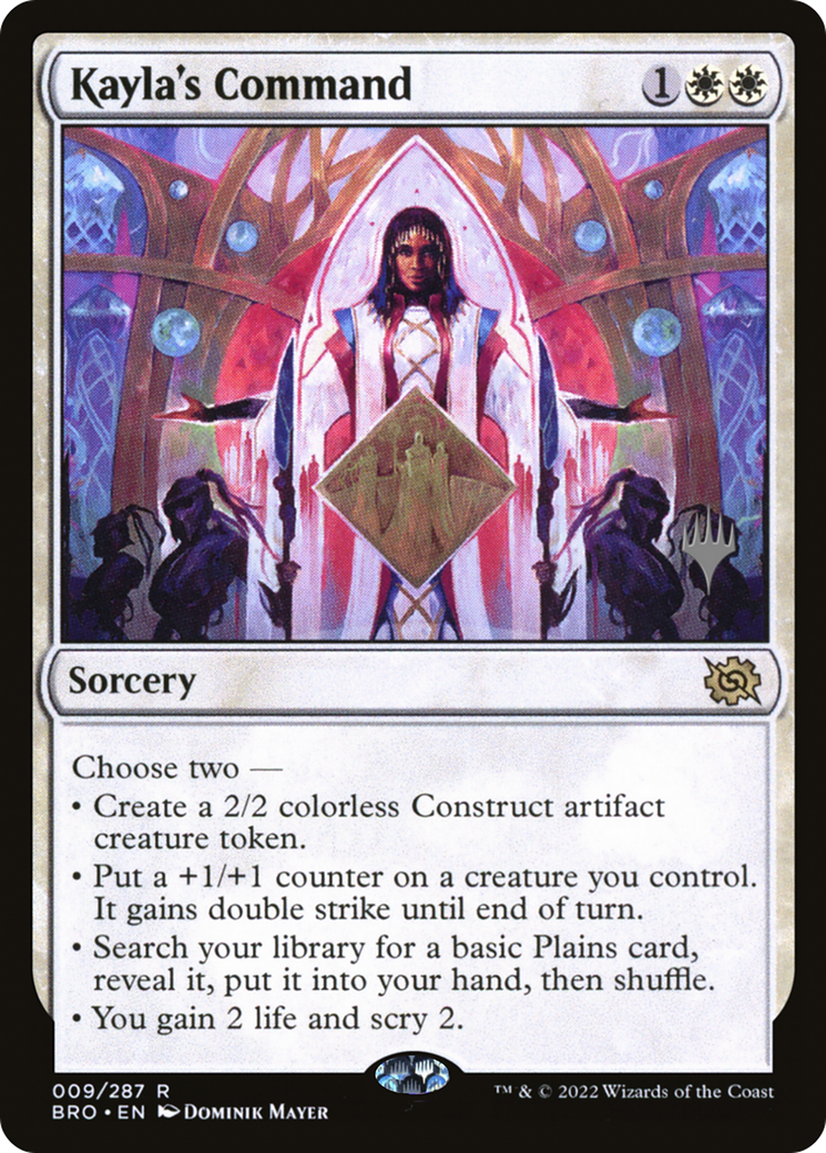Image of Kayla's Command (Promo Pack) [The Brothers' War Promos]
