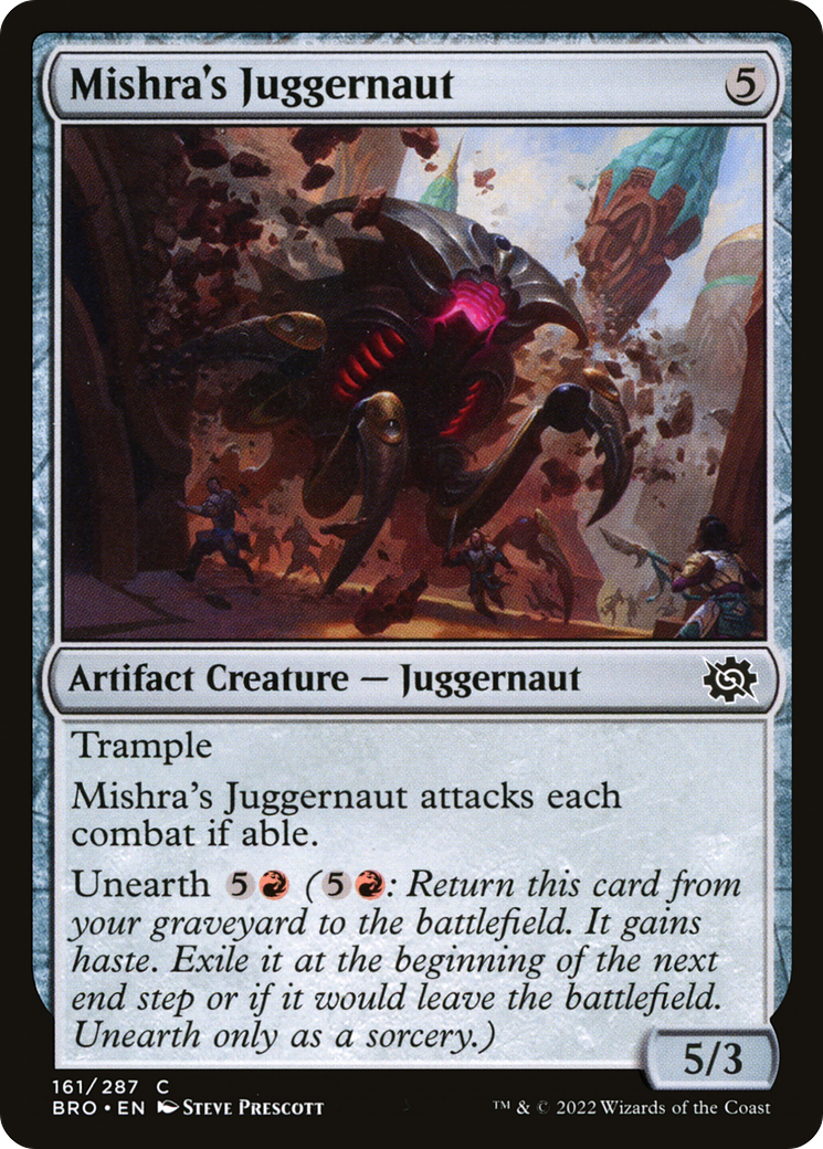 Image of Mishra's Juggernaut [The Brothers' War]