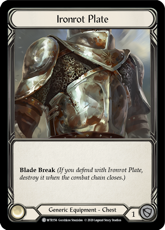 Image of Ironrot Plate [U-WTR156] (Welcome to Rathe Unlimited)  Unlimited Normal