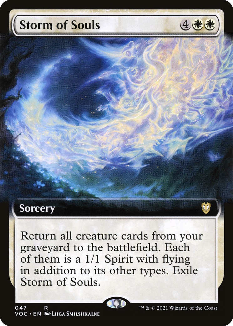 Image of Storm of Souls (Extended Art) [Innistrad: Crimson Vow Commander]