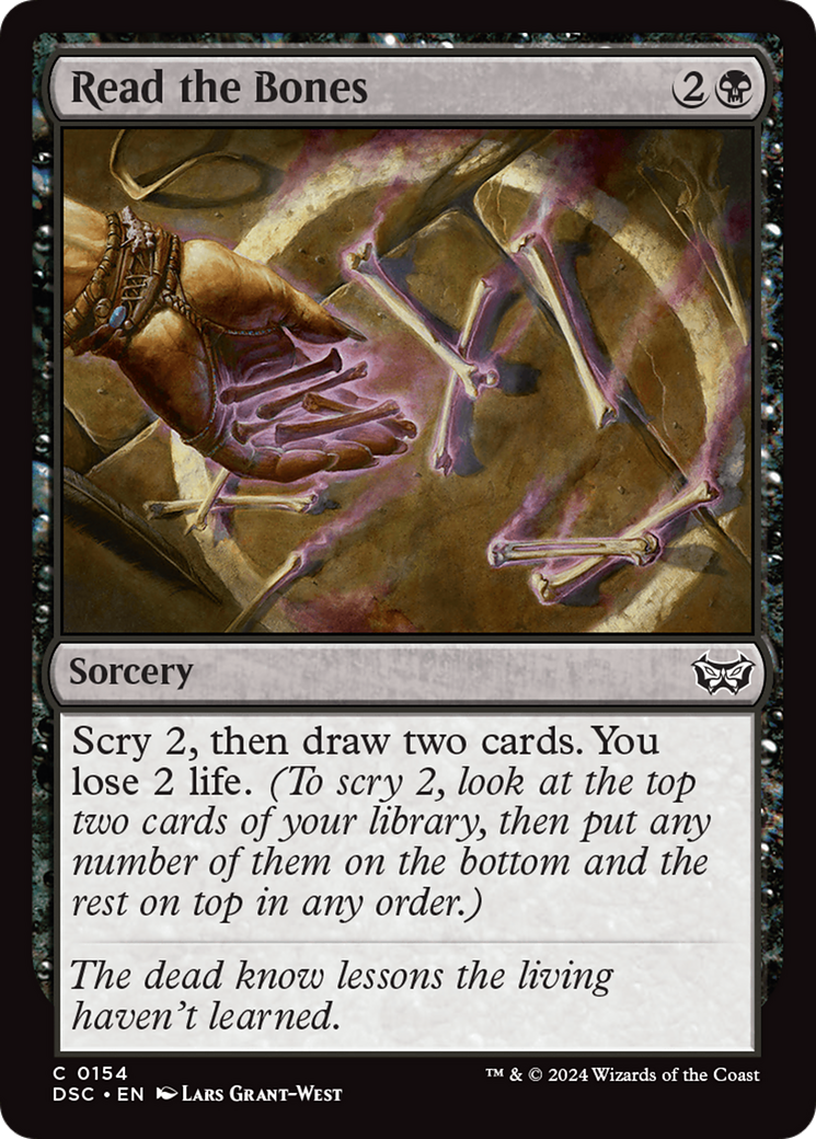Image of Read the Bones [Duskmourn: House of Horror Commander]