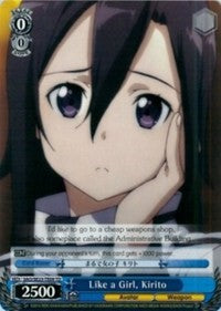Image of Like a Girl, Kirito (SAO/SE23-TE09 TD) [Sword Art Online II]