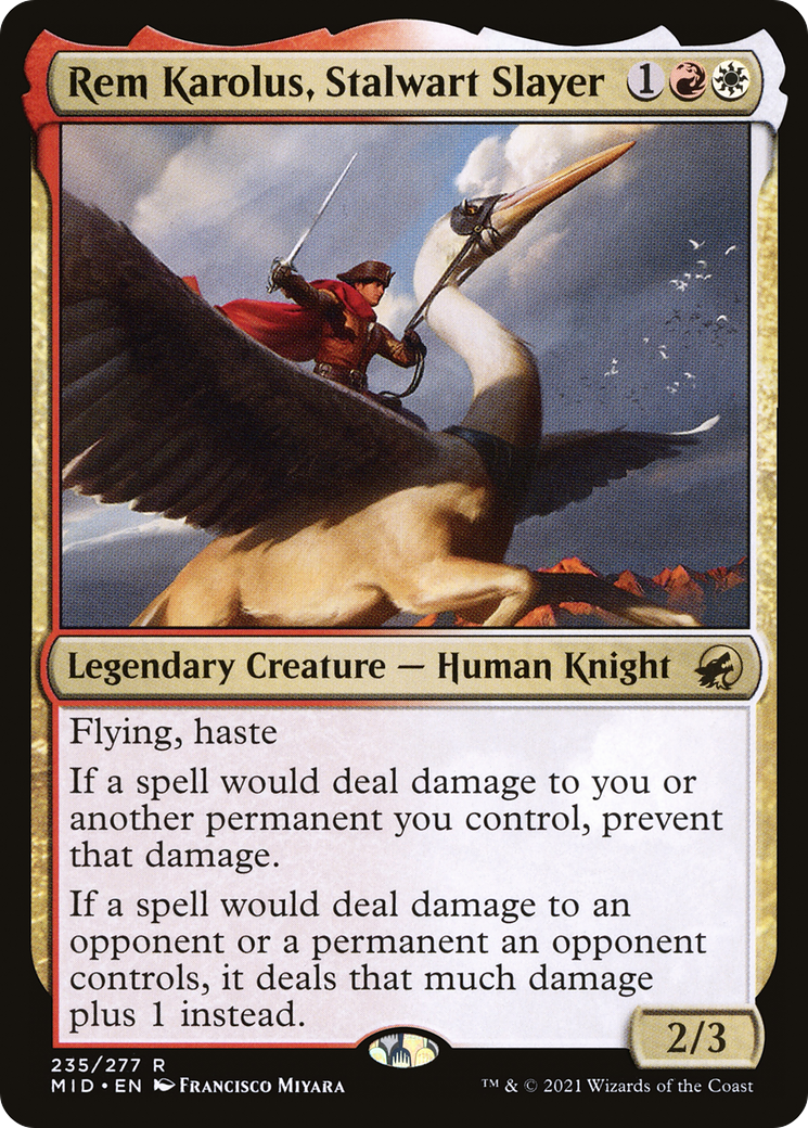 Image of Rem Karolus, Stalwart Slayer [Innistrad: Midnight Hunt]