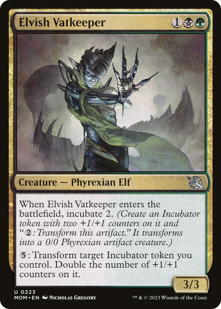 Image of Elvish Vatkeeper [March of the Machine]
