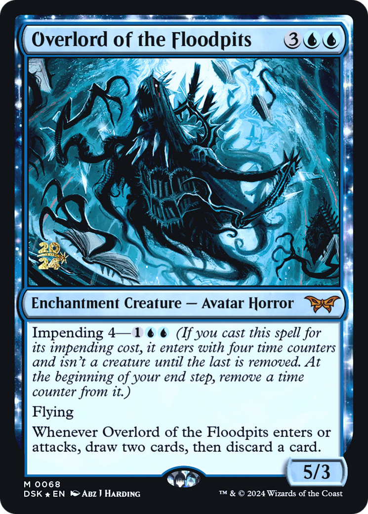 Image of Overlord of the Floodpits [Duskmourn: House of Horror Prerelease Promos]