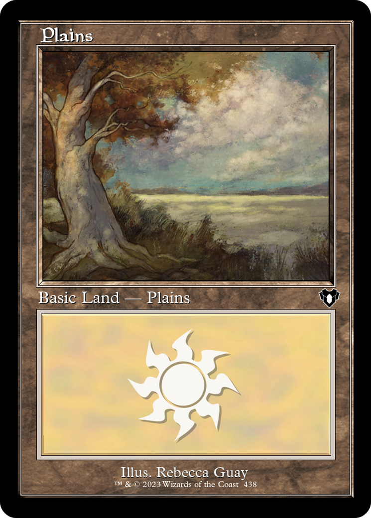 Image of Plains (438) (Retro) [Commander Masters]