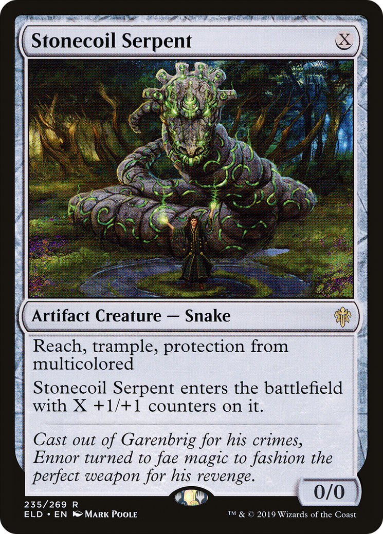 Image of Stonecoil Serpent [Throne of Eldraine]