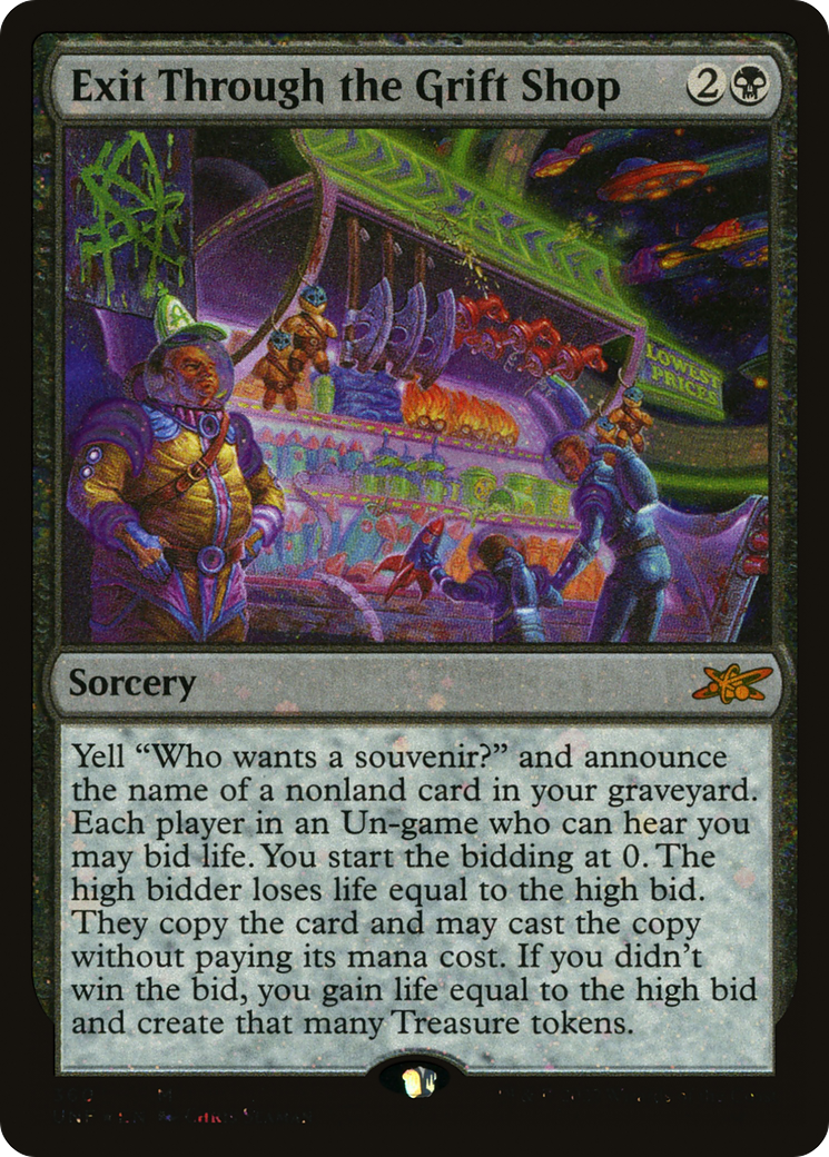 Image of Exit Through the Grift Shop (Galaxy Foil) [Unfinity]